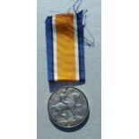 A WWI Royal Navy War Medal (no ribbon suspender) named to K54422 STO. FRED COOPER. R.N.