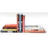 Assorted motoring volumes and workshop manuals including original BMC 1100 Workshop Manual, original