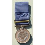 A 1887 Jubilee (Police) Medal named to P.C. KEELEE. Y. DIV. MET POLICE.
