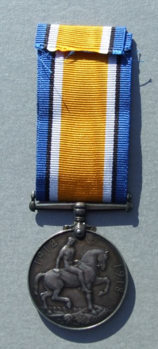 A WWI Royal Navy Volunteer Reserve British War Medal named to BZ.10895 P.L.H.JOHNSTONE. ORD. R.N.V. - Image 2 of 2