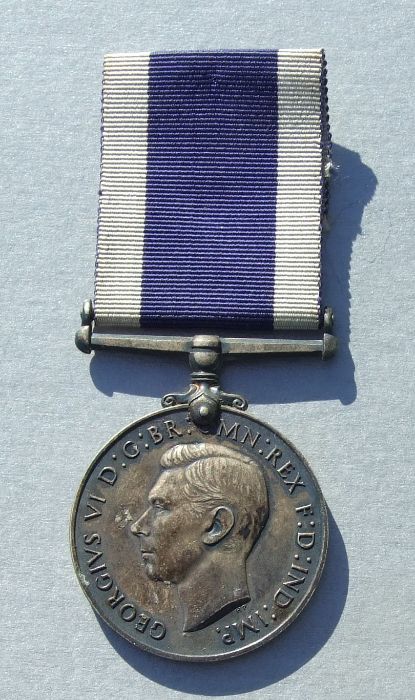 A Royal Navy Long Service Good Conduct Medal named to J.100038. P.O. A.R.PICKETT. HMS. OSPREY. - Image 2 of 2