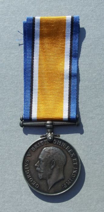 A WWI Royal Navy Volunteer Reserve British War Medal named to BZ.10895 P.L.H.JOHNSTONE. ORD. R.N.V.