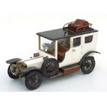 Part of the Gordon Woodham collection, a scratch built wooden Rolls Royce motor car. Overall