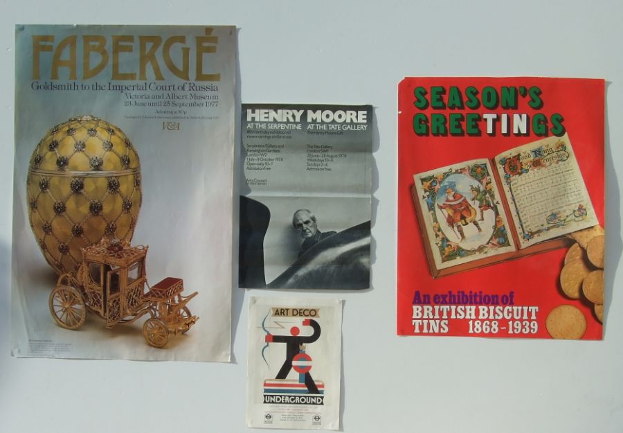 A quantity of assorted vintage advertising posters for museum exhibitions, cycling and music - Image 3 of 5