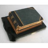 Three early 20th century photo albums (3).Condition Report.