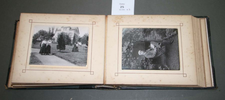 Three early 20th century photo albums (3).Condition Report. - Image 23 of 33