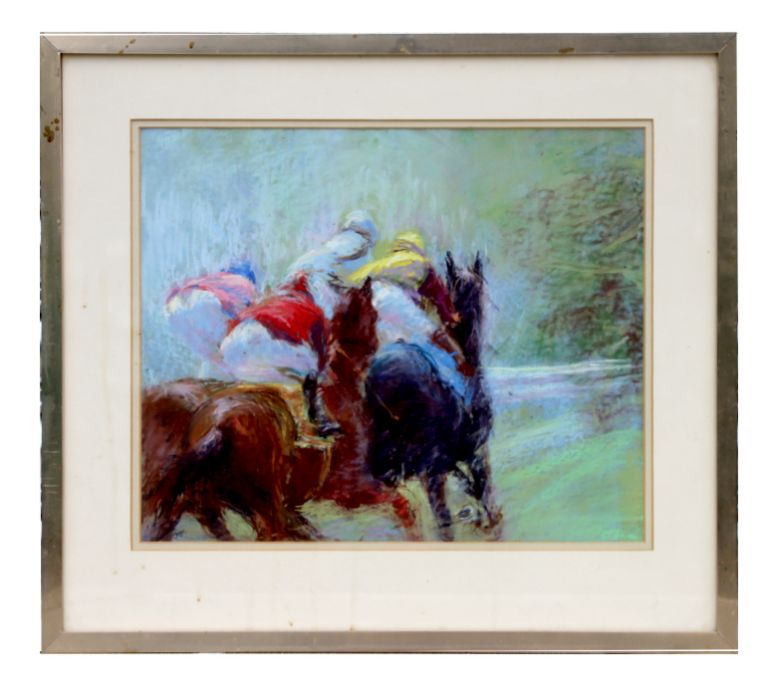 Constance Halford-Thompson (20th century British) - Turning For Home - pastel, signed & dated