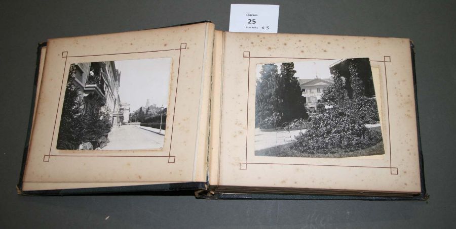 Three early 20th century photo albums (3).Condition Report. - Image 15 of 33