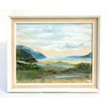 A Wood - Rossbeigh, County Kerry, Ireland - oil on board, framed, 43 by 33cms.