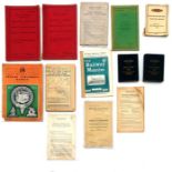 Railway interest: A collection of various timetables to include British Railways Western Operating