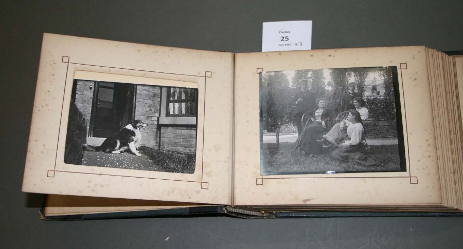 Three early 20th century photo albums (3).Condition Report. - Image 16 of 33