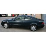 A 1999 Mercedes Benz CLK 320 Coupe, registration no. V52 FFB, chassis no. WDB2863652F-117137,