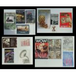 A quantity of assorted vintage advertising posters for museum exhibitions, cycling and music