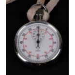 A military CWC stop watch, the back cover engraved 'WO 6645-99-521389 and military crow's foot 385/