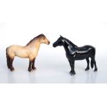 Two Beswick ponies, Fell 1647 and Highland 1644 (2).Condition ReportGood condition with no damage or