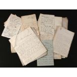 A quantity of 17th, 18th, 19th and 20th century letters, some in their original envelopes with