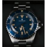 A Steinhart for Gnomon 330ft automatic stainless steel gentleman's bracelet watch, number 041/200,