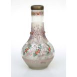 A 19th century Bohemian enamelled and jewelled hookah vase, for the Turkish / Ottoman market,