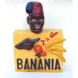 A vintage French Banania pictorial shop display sign, 41 by 59cms.Condition ReportGood condition and