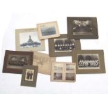 A quantity of early 20th century British Royal Navy and Military photographs to include the crew