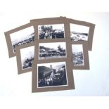 A quantity of early 20th century photographs depicting various scenes in Hong Kong, military and