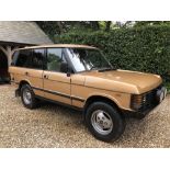 1982 Range Rover 'In Vogue' Limited Edition