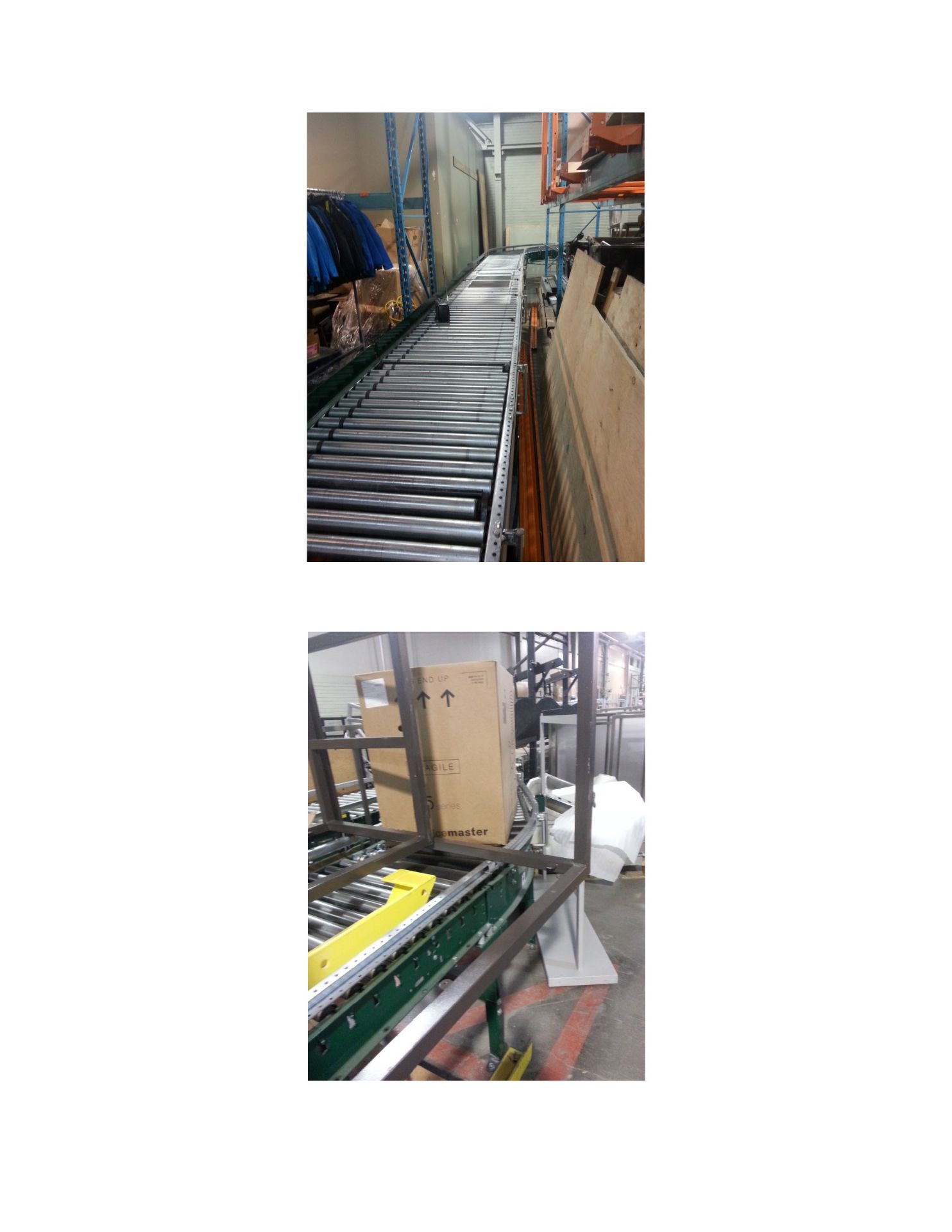 RAPISTAN SYSTEMS ROLLER CONVEYORS, VARIOUS SIZES, (ALREADY DISMANTLED, READY TO SHIP) - Image 7 of 16