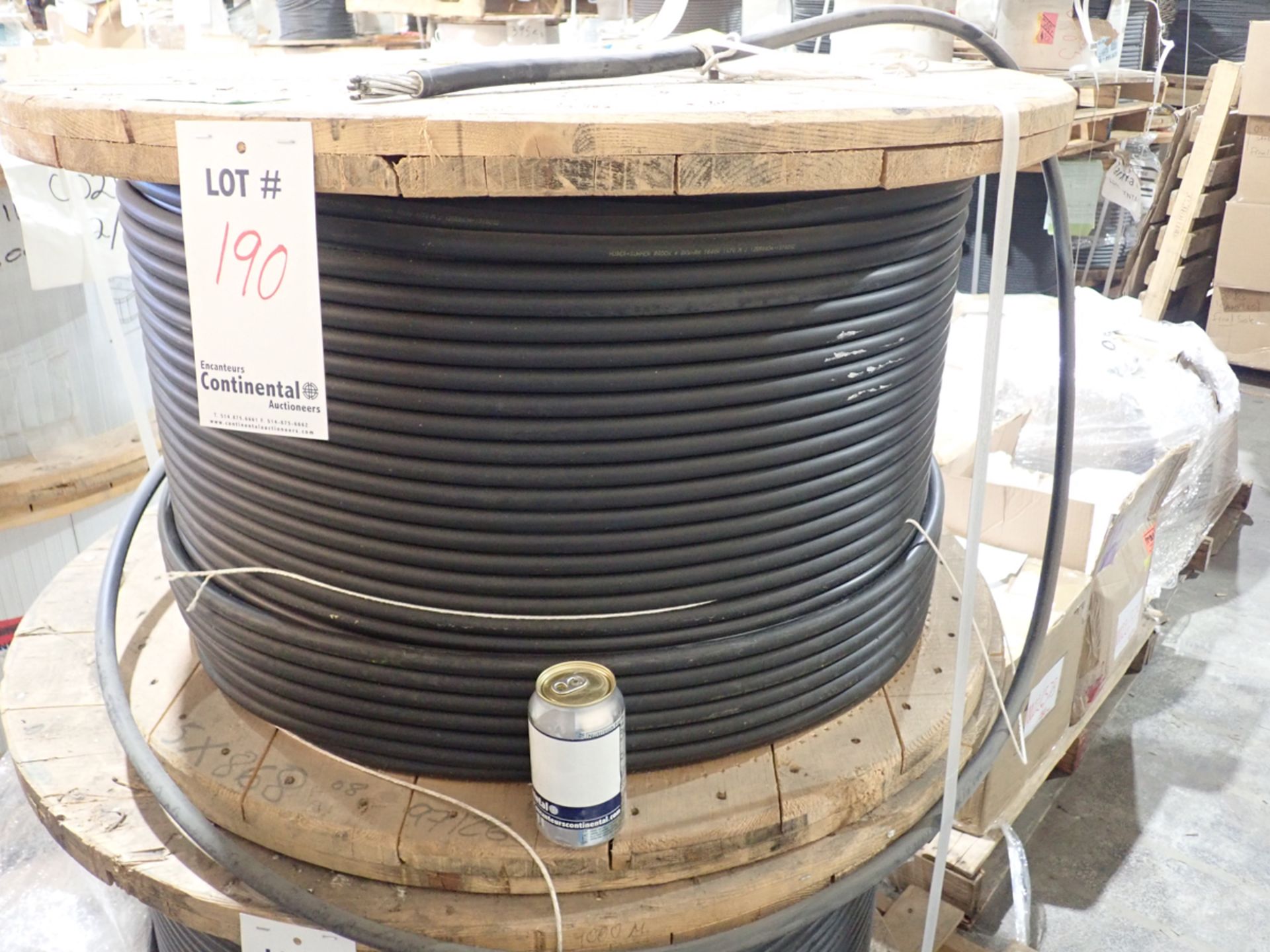 TIN PLATED COPPER CABLE APPROX. LENGTH: 495 METERS, APPROX. WEIGHT: 432 KG.