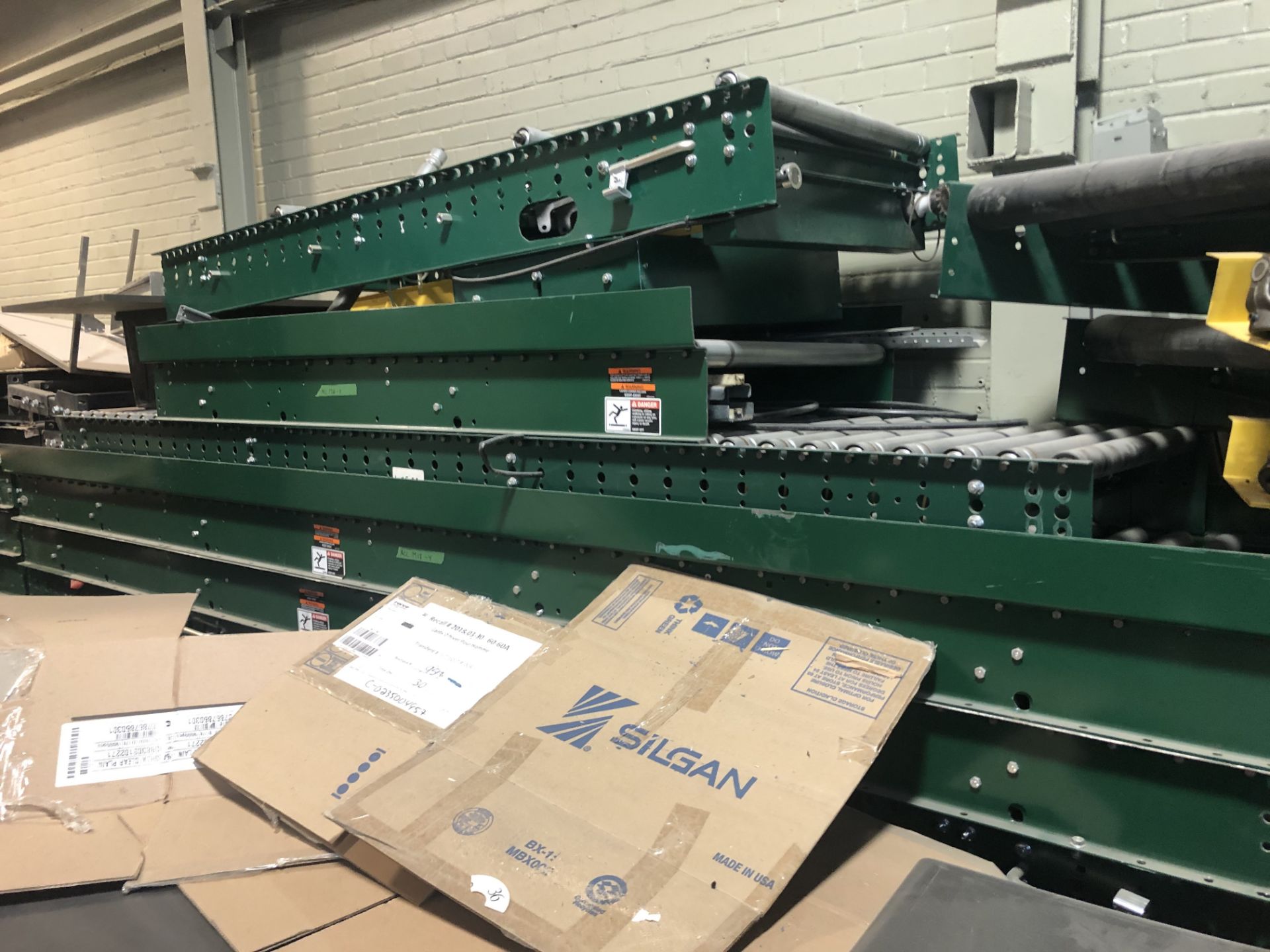 RAPISTAN SYSTEMS ROLLER CONVEYORS, VARIOUS SIZES, (ALREADY DISMANTLED, READY TO SHIP) - Image 9 of 16