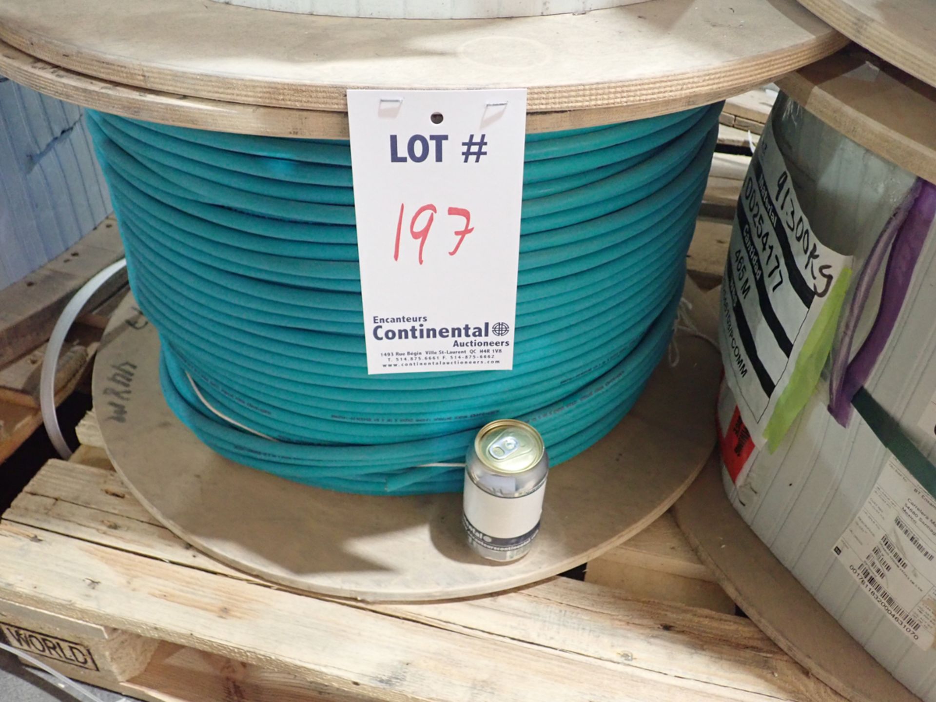 COPPER CABLE APPROX. LENGTH: 448 METERS, APPROX. WEIGHT: 94 KG