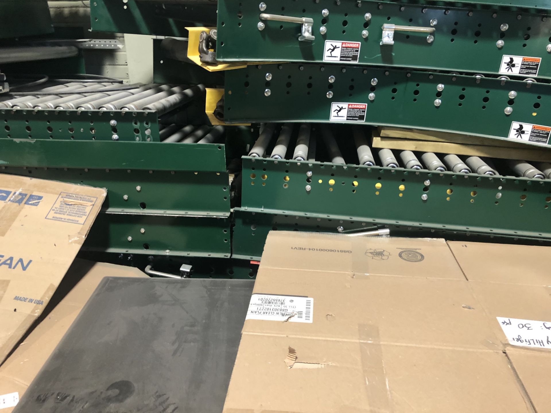 RAPISTAN SYSTEMS ROLLER CONVEYORS, VARIOUS SIZES, (ALREADY DISMANTLED, READY TO SHIP) - Image 10 of 16