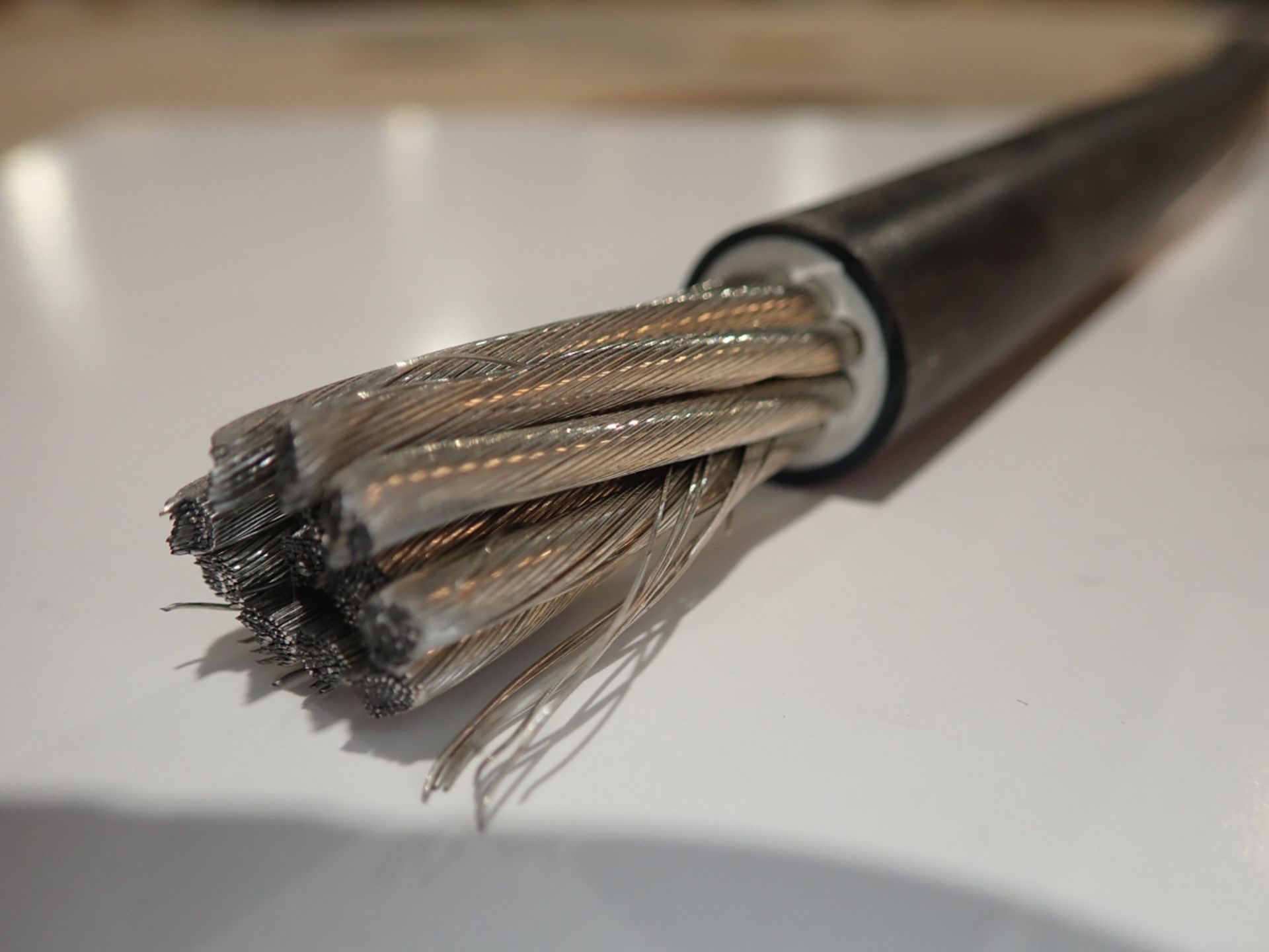 TIN PLATED COPPER CABLE APPROX. LENGTH: 300 METERS, APPROX. WEIGHT: 270 KG - Image 2 of 2