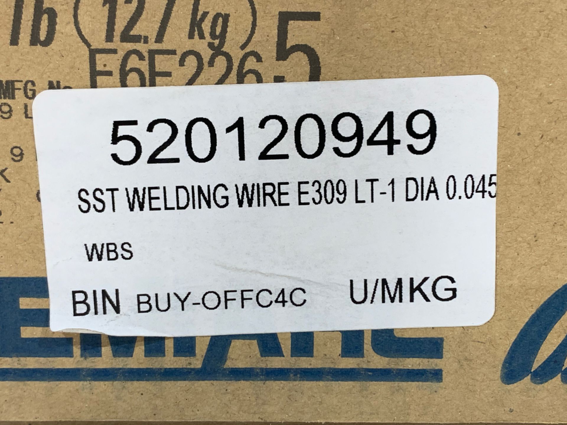 PREMIARC DW-309LP SST WELDING WIRE E309 0.045” (1.2mm), 12.7KG SPOOL/BOBINE *** DUE TO COVID - Image 2 of 2