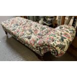 CHAISE LONGUE WITH FLORAL FABRIC