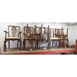 VIEWING/COLLECTION FOR THIS LOT IS AT ACCESS HOUSE, 157 THE BUTTS, FROME, BA11 4AQ SET OF 6 MAHOGANY