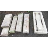 ARCHITECTURAL SALVAGE - VARIOUS STONEWARE INCLUDING FIREPLACE PARTS