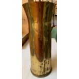 LARGE BRASS WWI GUN SHELL DATED 1914