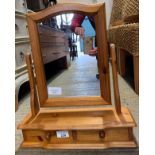 PINE DRESSING TABLE MIRROR