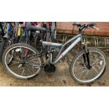 SHOCKWAVE SUSI 800 DUAL SUSPENSION BICYCLE WITH FRONT DISC BRAKES