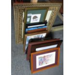 VIEWING/COLLECTION FOR THIS LOT IS AT ACCESS HOUSE, 157 THE BUTTS, FROME, BA11 4AQ VARIOUS FRAMED