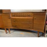 MID CENTURY DRESSING TABLE WITH MIRROR
