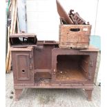 ARCHITECTURAL SALVAGE - CAST IRON RANGE BY STYLES BROS OF WARMINSTER
