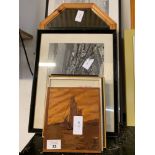 QUANTITY OF FRAMED PRINTS & MIRRORS