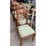 SET OF 4 DINING CHAIRS