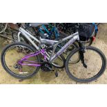 SHOCKWAVE LSX600 DUAL SUSPENSION BICYCLE WITH ALLOY CHASSIS