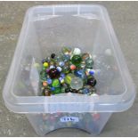 VIEWING/COLLECTION FOR THIS LOT IS AT ACCESS HOUSE, 157 THE BUTTS, FROME, BA11 4AQ BOX OF MARBLES