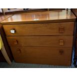 MEREDEW CHEST OF THREE LONG DRAWERS