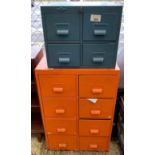 2 METAL FILING CABINETS