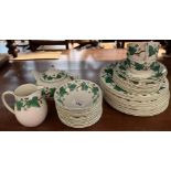 WEDGWOOD 'NAPOLEON IVY' PART DINNER SERVICE