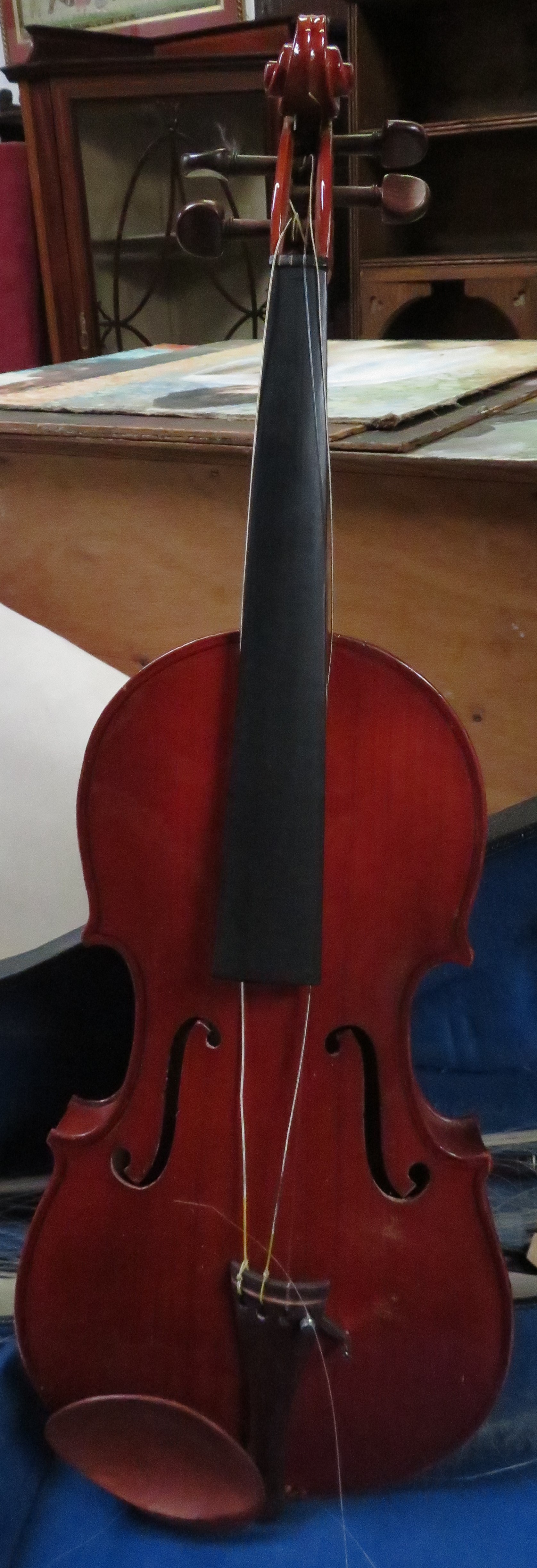 A viola, Stentor Student, made in China, and bow, cased - Image 3 of 7